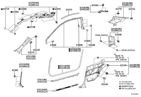 2019 lexus LS 600h L Interior Quarter Panel Trim Panel (Left). BLACK - 6242024040C0 - Genuine ...