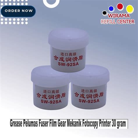 Jual Grease Pelumas Fuser Film Gear Mekanik Fotocopy Printer 30gram Di