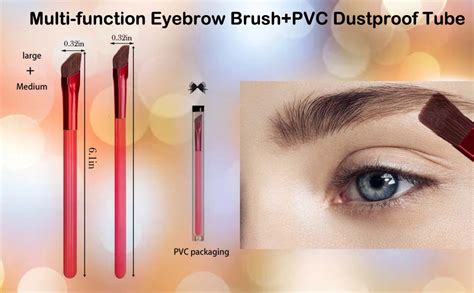 4d Hair Stroke Brow Stamp Brush 4d Hair Stroke Ultra Thin Brow Brush Multi