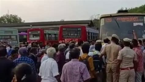 சென்னையில் போக்குவரத்து ஊழியர்களின் போராட்டம் முடிவு பணிமனைகளில்