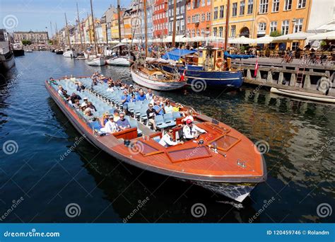 Copenhagen canal tour editorial photo. Image of town - 120459746