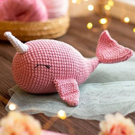 Crochet Pink Whale Amigurumi Pdf Pattern