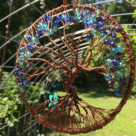 Inch Handmade Copper Wire Tree Of Life One Of A Etsy