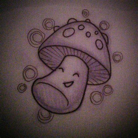 Cute Mushroom Drawing at GetDrawings | Free download