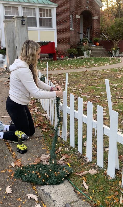 Diy Christmas Fence Build And Create Home