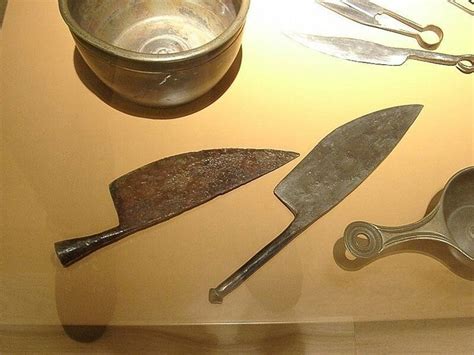 Roman Cooking Knives Ancient Roman Food Ancient Artifacts Arts And