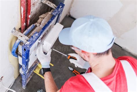 Toilet Bowl Flush Installation Stock Image - Image of flush, septic: 110206189