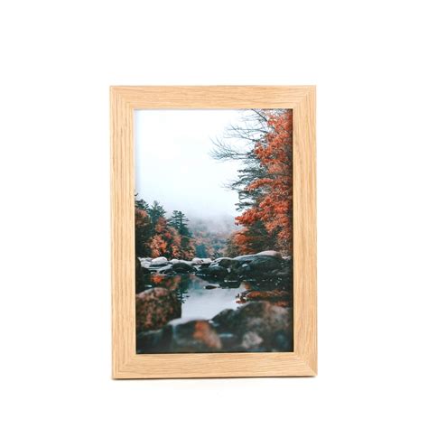 9x6 Oak Frame Natural Oak 9x6 Photo Frame Real Solid Oak Picture