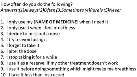 Using The Medication Adherence Report Scale For Asthma Mars A Download Scientific Diagram