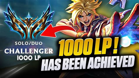 I FINALLY Reached 1000 LP With Ezreal Challenger Ezreal Full Gameplay