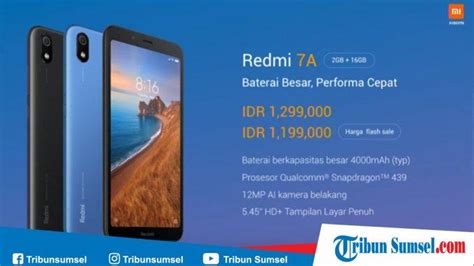 Harga Xiaomi Redmi 7a Di Indonesia Dibandrol Rp 13 Juta Ini