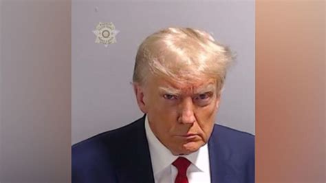 Historic Trump Mugshot Released After Surrender In Georgia