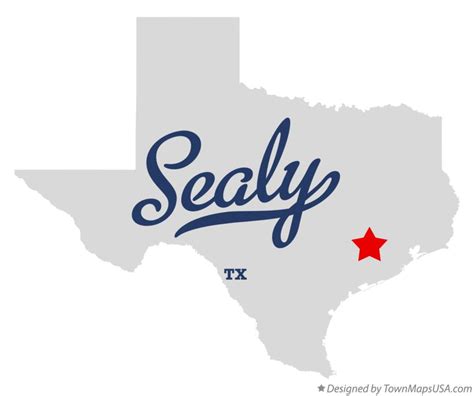 Map of Sealy, TX, Texas