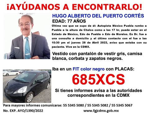 Joaquín López Dóriga on Twitter RT Se solicita apoyo para encontrar