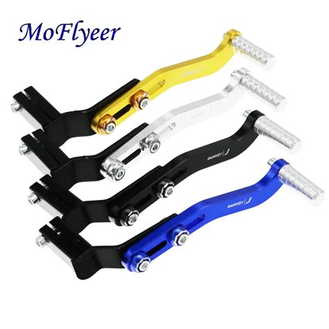 MoFlyeer Universal Adjustable Motorcycle CNC Folding Aluminum Gear