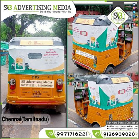 Auto Rickshaw Advertising In Chennai Tamil Nadu At Rs Unit In New