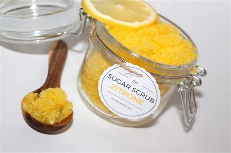 Diy Sugar Scrub Zuckerpeeling Zitrone Ganz Einfach Selber Machen