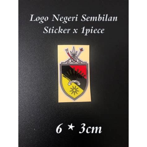 Sticker Logo Negeri Sembilan Stickers Lambang Negeri Sembilan Anak Nogori Lambang Nogori ...