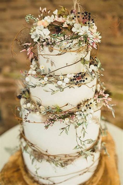 Country Rustic Wedding Cakes Were Loving Roses Rings