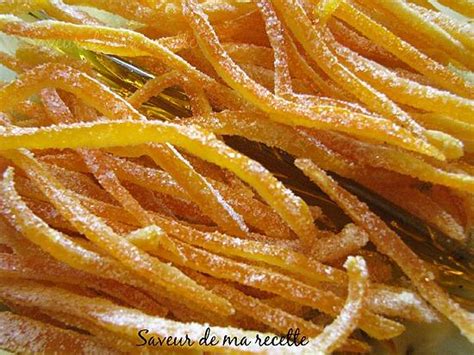 Recette De Lani Res D Corces D Oranges Confites