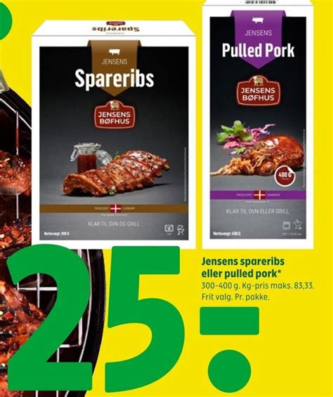 Jensens Spareribs Eller Pulled Pork Tilbud Hos Coop 365