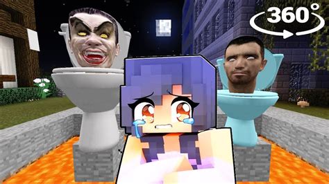 😱 Who Can Save Aphmau From G Man Skibidi Toilet In Minecraft 360