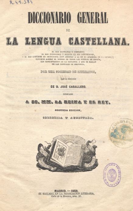 Diccionario General De La Lengua Castellana Biblioteca Digital