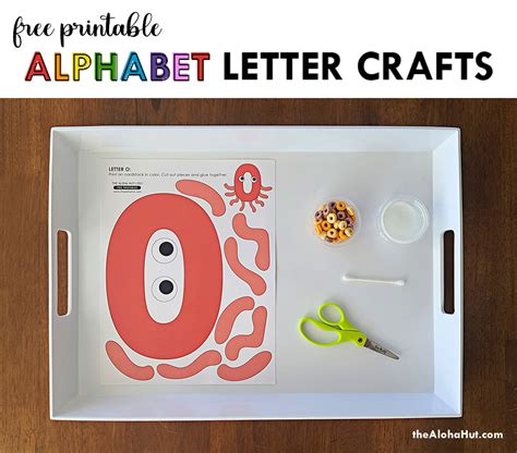 Letter O Craft, O is for Octopus, Free Printable Alphabet Letter Crafts ...