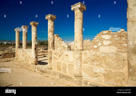 Roman ruins, Paphos, Cyprus Stock Photo - Alamy