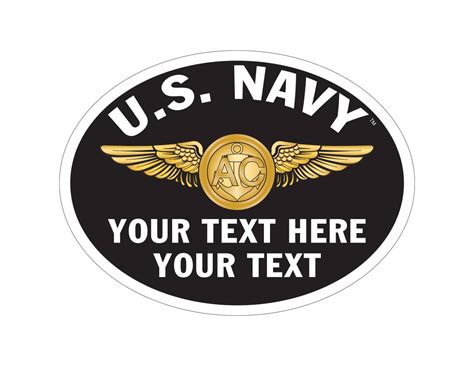 Custom Us Navy Aircrew Decal