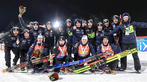 Biathlon Stersund Revivez En Vid O La Deuxi Me Place D Croch E Par