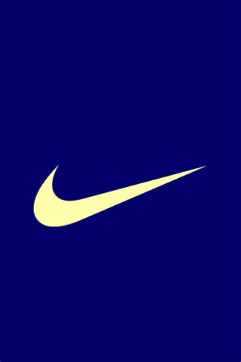 Nike Logo Blue Background