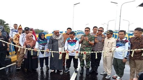 Jembatan Sulawesi 2 Penghubung Kecamatan Di Banjarmasin Diresmikan Ini