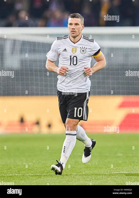 Dortmund, Germany. 22nd Mar, 2017. Lukas PODOLSKI, DFB 10 celebrates at ...