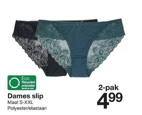 Dames Slip Aanbieding Bij Zeeman Folders Nl