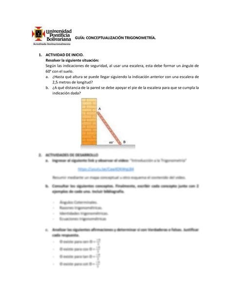 Solution Conceptualizaci N Trigonometr A Studypool