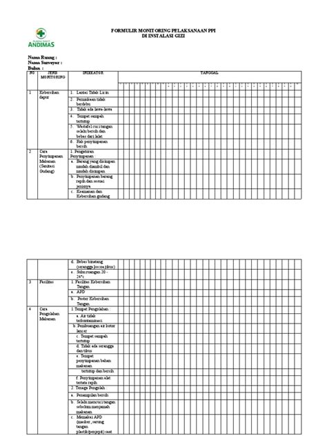 Formulir Monitoring Gizi Pdf