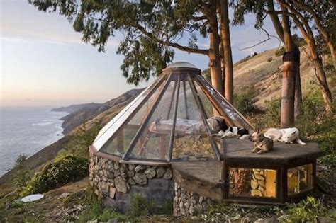 Culture Questing • glass yurt overlooking Big Sur coast