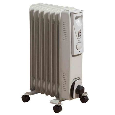 Fine Elements 15Kw 7 Fin Oil Heater White Robert Dyas