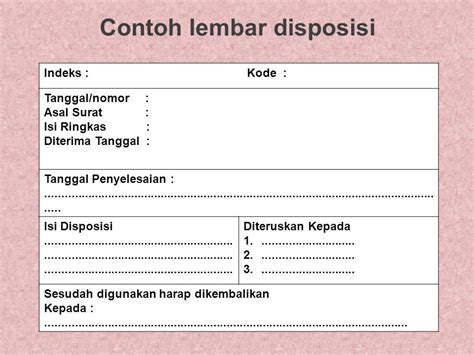 Detail Contoh Surat Disposisi Atau Surat Penugasan Koleksi Nomer 17