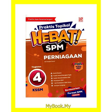 Baru Myb Buku Latihan Perniagaan Praktis Topikal Hebat Tingkatan