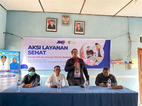 Dompet Dhuafa Waspada Dan JNE Medan Sinergi Dalam Aksi Layanan Sehat Di