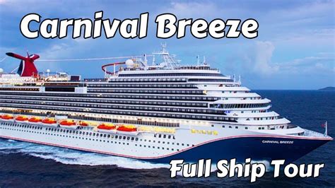 Carnival Breeze Full Ship Tour 2022 Youtube