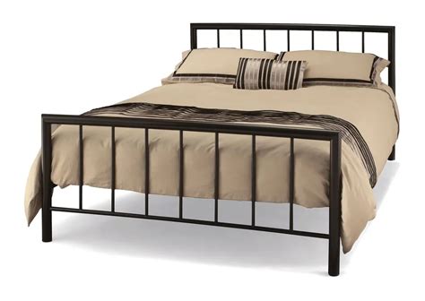 Serene Modena 5ft King Size Black Metal Bed Frame