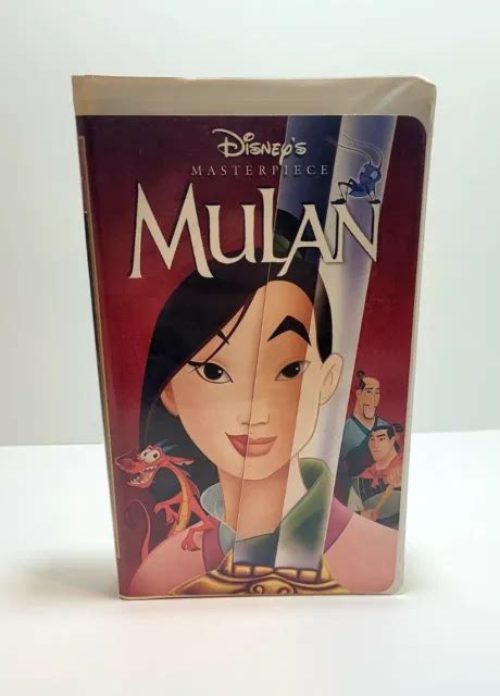 Walt Disney Mulan Vhs Masterpiece Collection Rare Tested