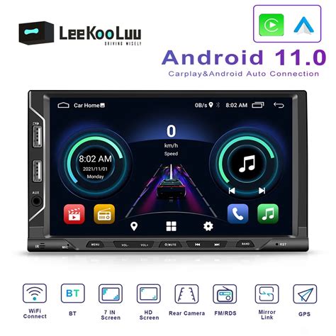 LeeKooLuu 2 Din Car Stereo Radio 7 Android MP5 Multimedia Player