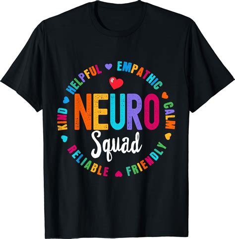 Neuro Squad Nurse Team Registered Nursing T Shirt Walmart