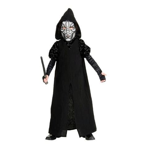 Warner Bros Death Eater Deluxe Kids Costume Black