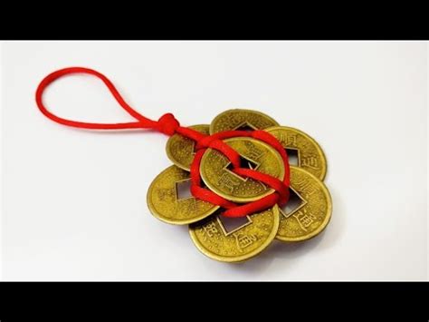 How To Make A Feng Shui Lucky Charm Chinese Coins Wall Hanging For