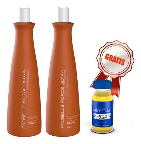 Kit Force Ultra L Shampoo Condicionador Probelle Brinde Mercadolivre